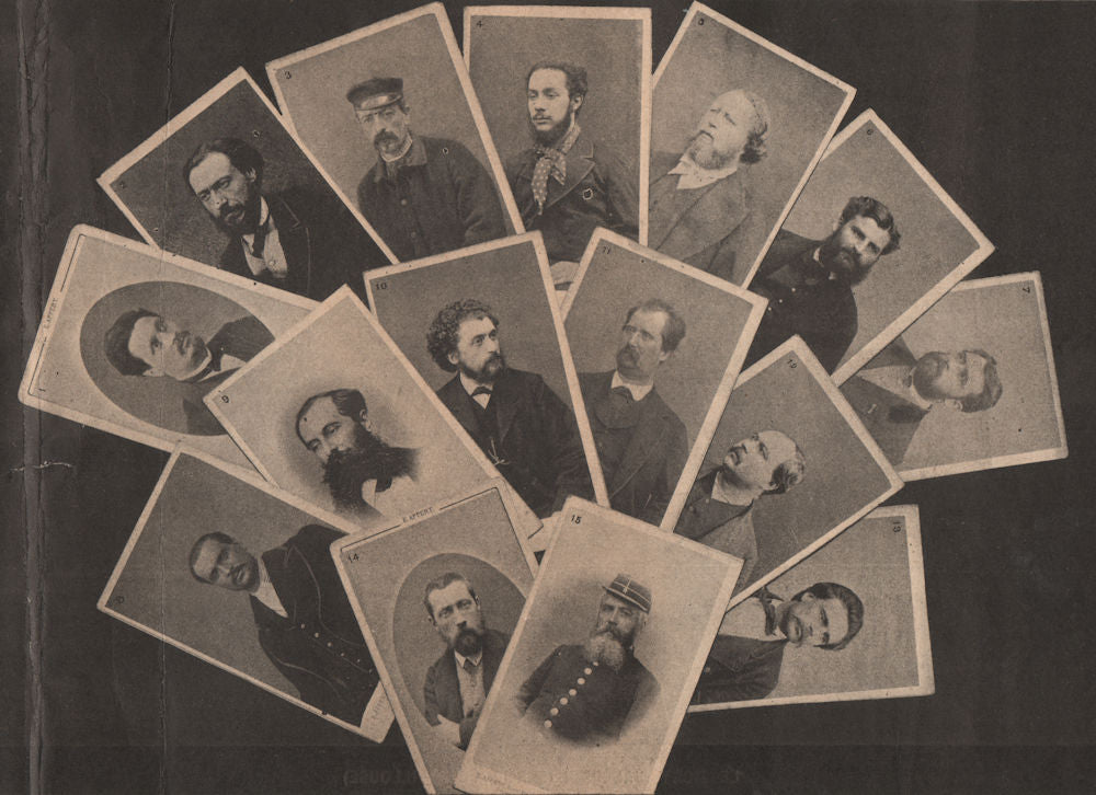 PARIS COMMUNE 1871. Sicard Durand Jonot Dormois Ostyn Grelier Guetier c1873